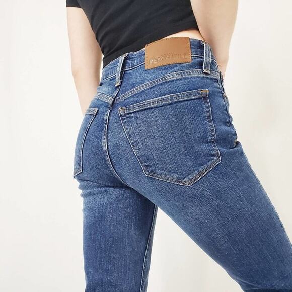 NWOT J. Crew High Rise Indigo Wash Skinny Jeans (24) - Picture 1 of 11